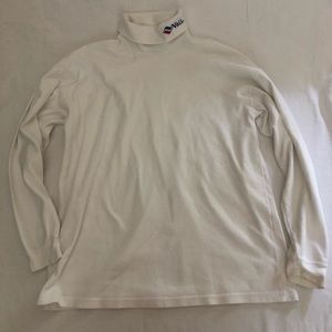 Vail White Turtle Neck Vintage